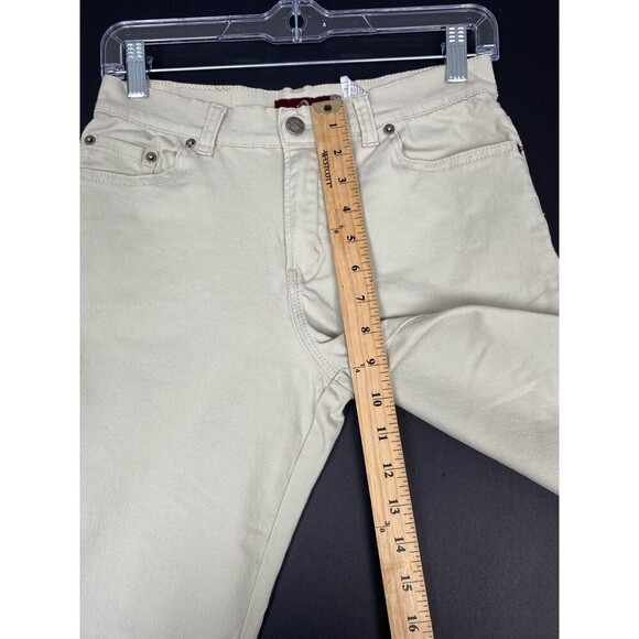 Jordache LO-RISE STRETCH Women's Jeans size 16 regular color Beige. - Picture 8 of 11